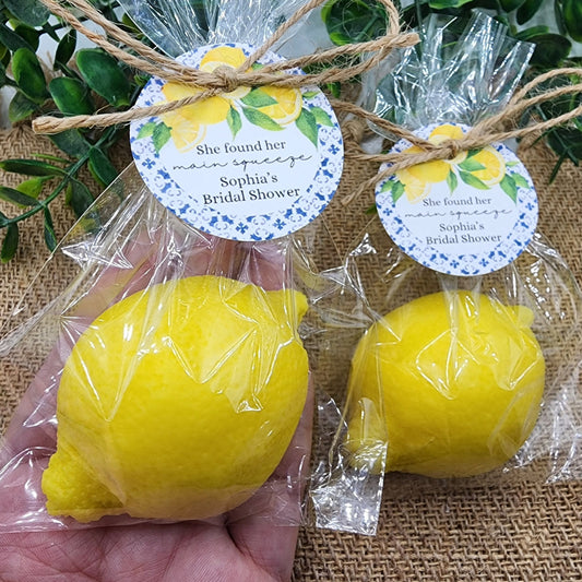 Large Lemon Soap Favors Citrus Baby Shower Soap Favors Main Squeeze Lemon Wedding Favors Little Cutie Favors Mandarin Favors Gift For Her