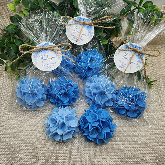 Hydrangea Soap Favors Baby Shower Gift Bridal Shower Favors Bridal Brunch Mother's Day Gift Floral Decorations Gift For Guests Dusty Blue