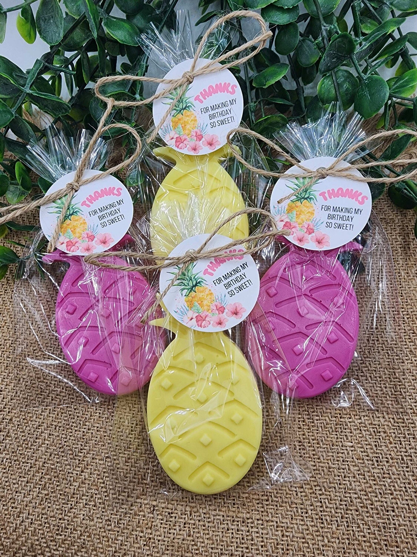 Pineapple Soap Favors Baby Shower Aloha Hawaiian Decorations Party Like A Pineapple Pool Party Tropical Fruit Summer First Birthday Theme