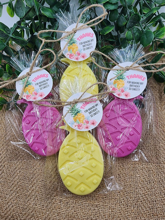 Pineapple Soap Favors Baby Shower Aloha Hawaiian Decorations Party Like A Pineapple Pool Party Tropical Fruit Summer First Birthday Theme
