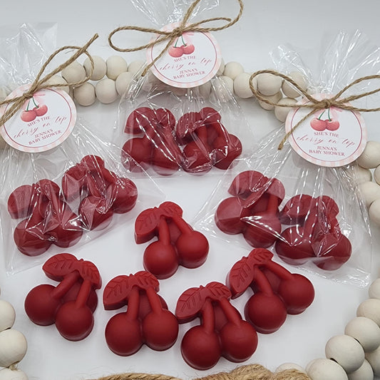 Cherry Soap Favors Baby Shower Wedding Shower Favors She Is The Cherry On Top Bridal Shower Bachelorette Gift For Guests In Bulk Party Decor