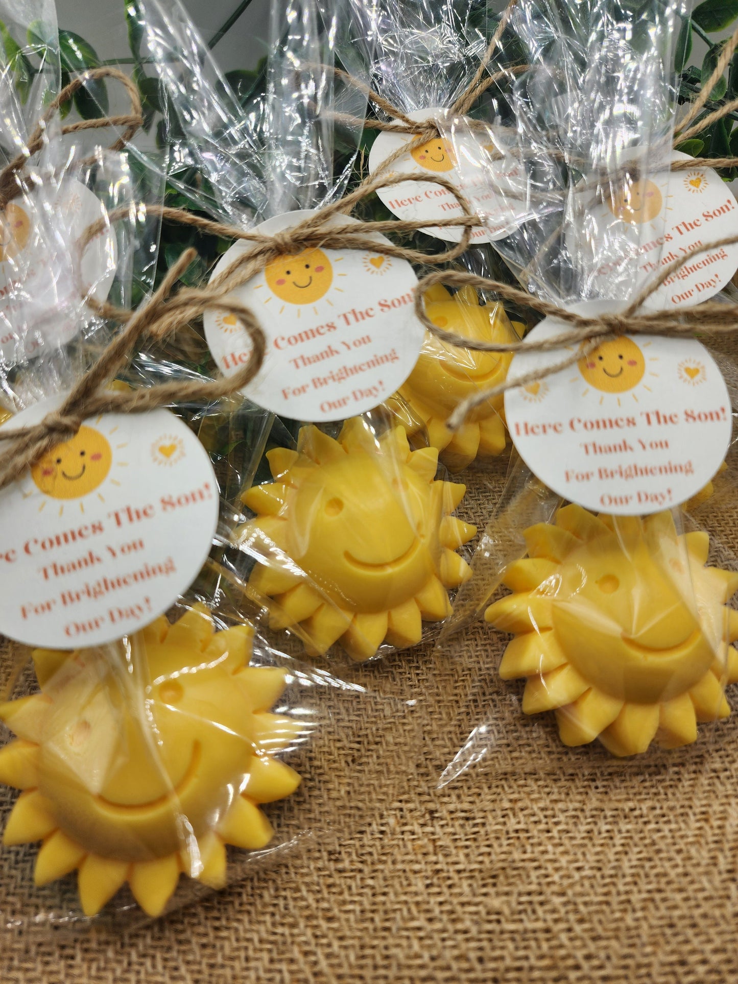 Sun baby shower soap favors sunshine soap here comes the son soap baby shower sun favors birthday party gift you are my sunshine