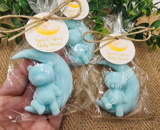 Over the moon soap favors twinkle twinkle little star we can bearly wait soap favors baby shower favors bridal shower favor