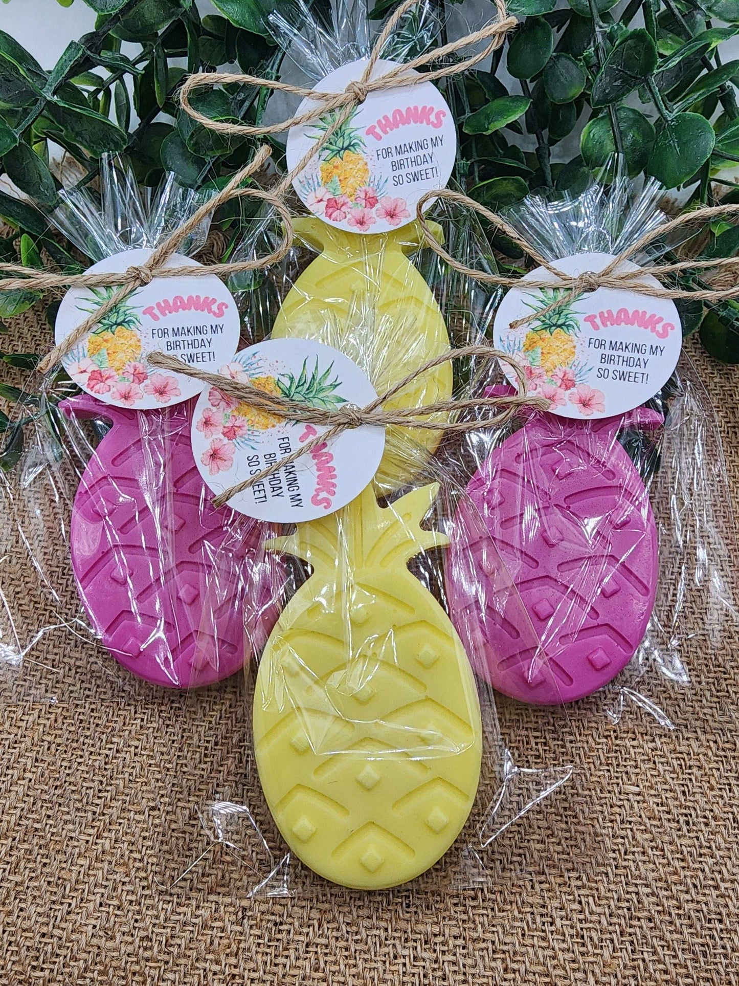 Pineapple Soap Favors Baby Shower Aloha Hawaiian Decorations Party Like A Pineapple Pool Party Tropical Fruit Summer First Birthday Theme