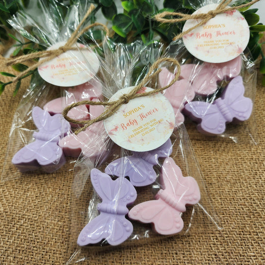 Butterfly Soap Favors Baby shower favors Bridal shower favors Wedding shower favors Party favors Girl gift sweet 16 decorations