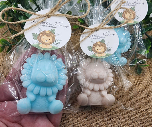 Lion Soap Favors Safari Animal Baby Shower Decorations Wild One Party Favors Roar Jungle Theme First Birthday Gift Boy Girl