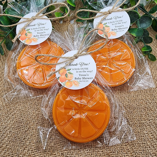 Orange Soap Favors Citrus Baby Shower Soap Favors Lemon Wedding Favors Little Cutie Favors Grapefruit Lime Clementine Gift For Her Soap