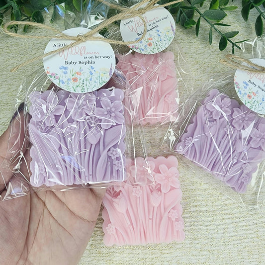 Wildflower Baby Shower Soap Favors Baby In Bloom Shower Decorations Daisy Flower Spring Garden Gift For Guests Bridal Shower Wedding Shower