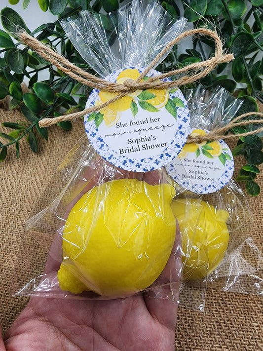 Large Lemon Soap Favors Citrus Baby Shower Soap Favors Main Squeeze Lemon Wedding Favors Little Cutie Favors Mandarin Favors Gift For Her