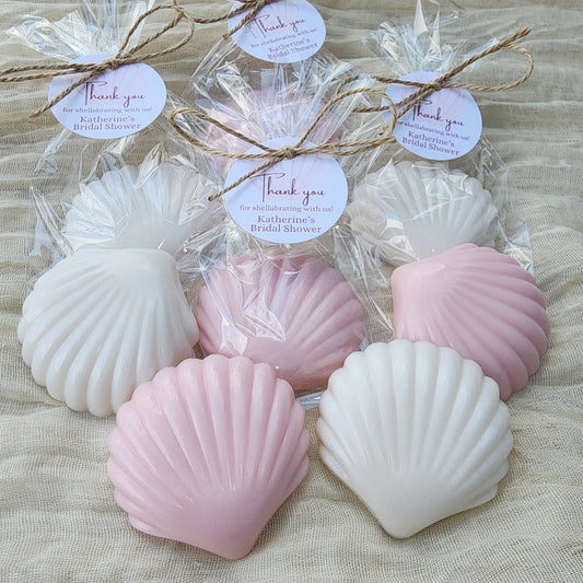 Shiny Sea Shell Soap Favors Baby Shower Under The Sea Bridal Shower Gift For Guests Ocean Decorations For Party Mermaid Birthday Boy Girl