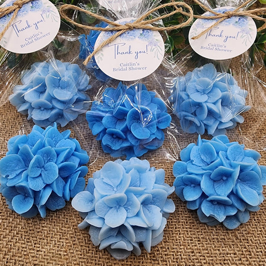 Hydrangea Soap Favors Baby Shower Gift Bridal Shower Favors Bridal Brunch Mother's Day Gift Floral Decorations Gift For Guests Dusty Blue