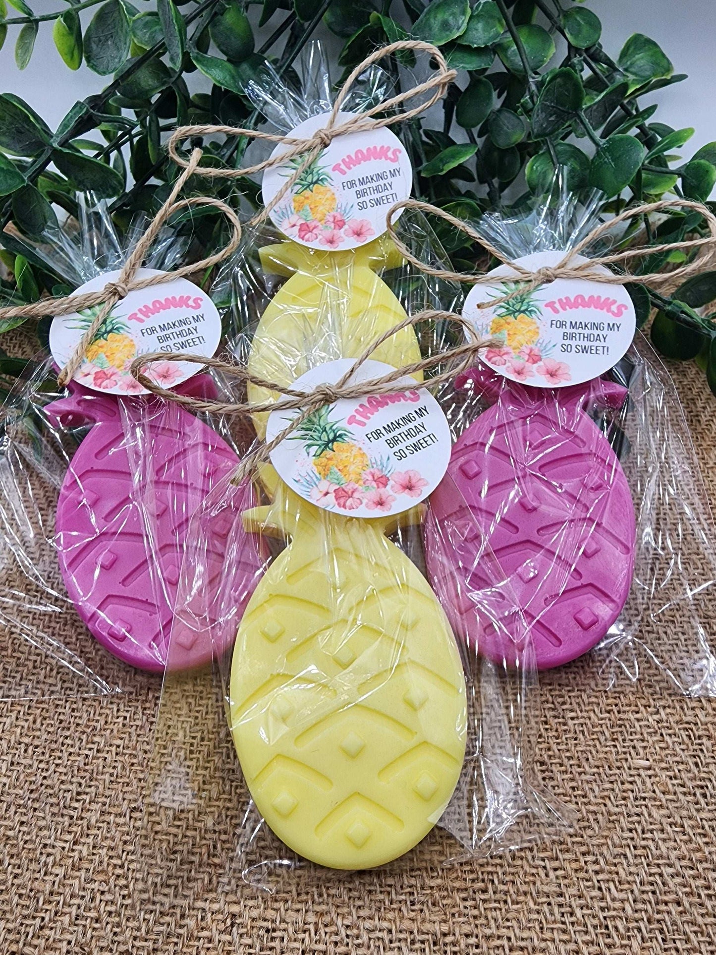 Pineapple Soap Favors Baby Shower Aloha Hawaiian Decorations Party Like A Pineapple Pool Party Tropical Fruit Summer First Birthday Theme
