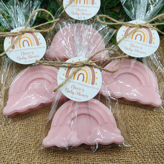 Rainbow Soap Favors Baby Shower Favors Bohemian Favors Rainbow Decorations For Party Gender Neutral Baby Reveal Party Decorations Gift Girl