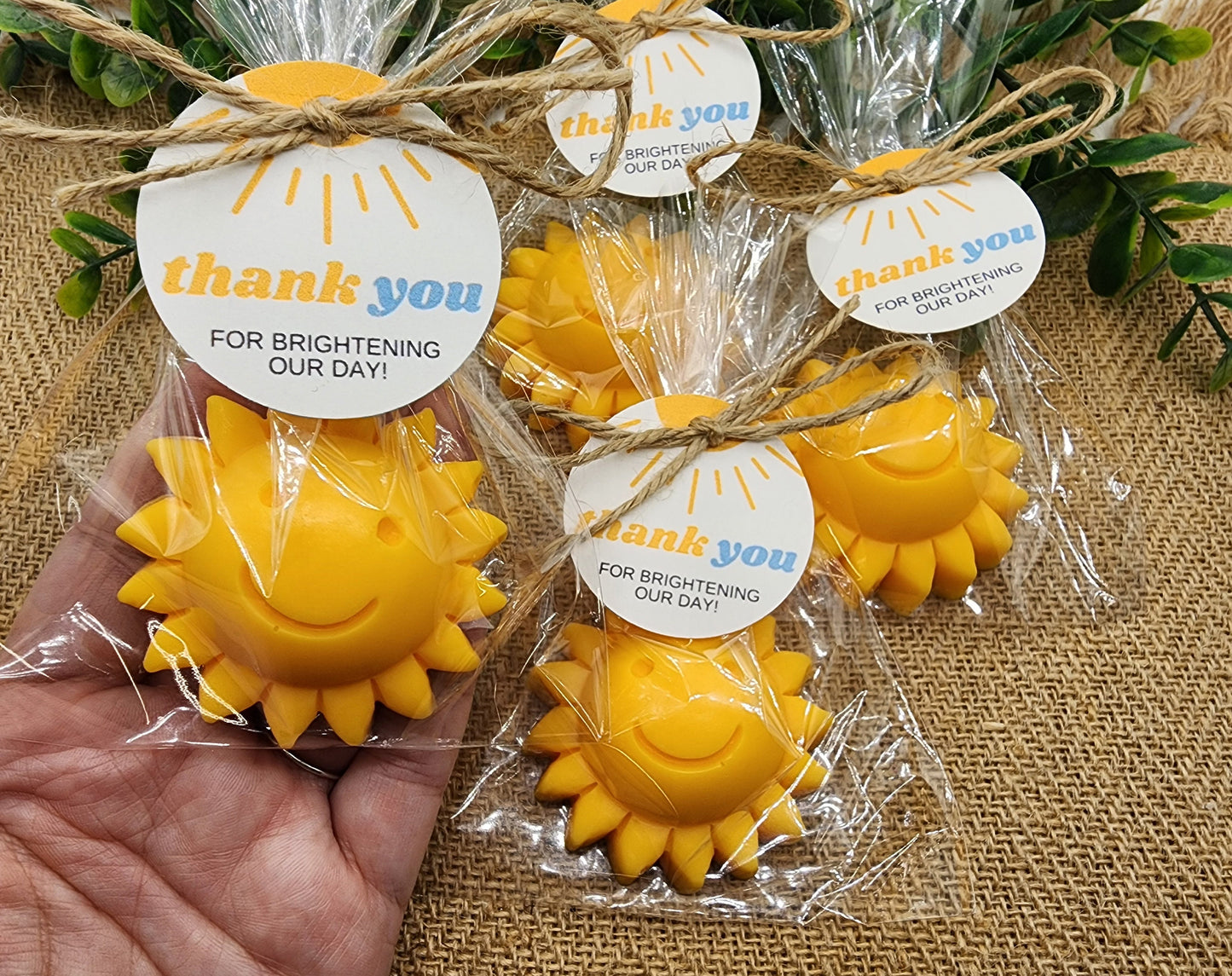 Sun baby shower soap favors sunshine soap here comes the son soap baby shower sun favors birthday party gift you are my sunshine