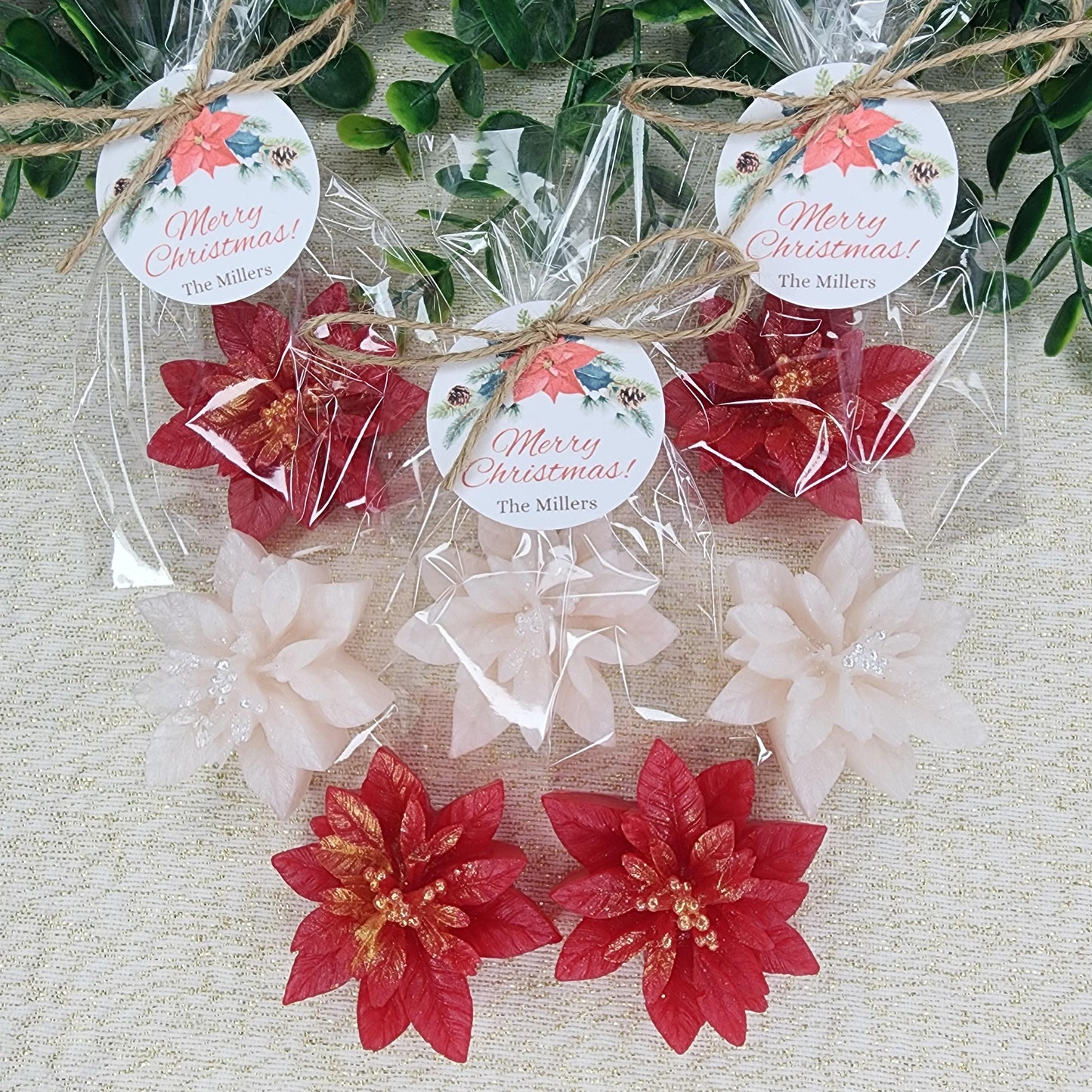 Christmas Soap Favors Baby Shower Favors Christmas Stocking Stuffers Wedding Shower Favor Christmas Gifts Christmas Tree Snowflake decor