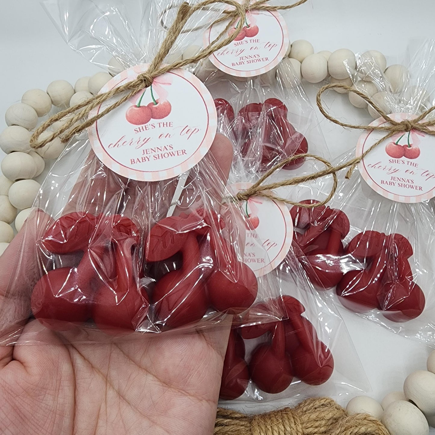 Cherry Soap Favors Baby Shower Wedding Shower Favors She Is The Cherry On Top Bridal Shower Bachelorette Gift For Guests In Bulk Party Decor