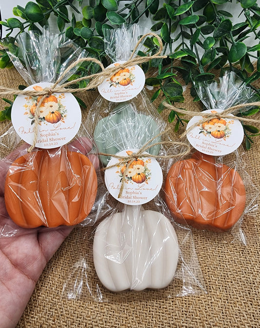 Fall Pumpkin Soap Favors Little Pumpkin Baby Shower Favors Wedding Shower Favors Bridal Shower Pumpkin Favors Fall Decorations Gift For Her