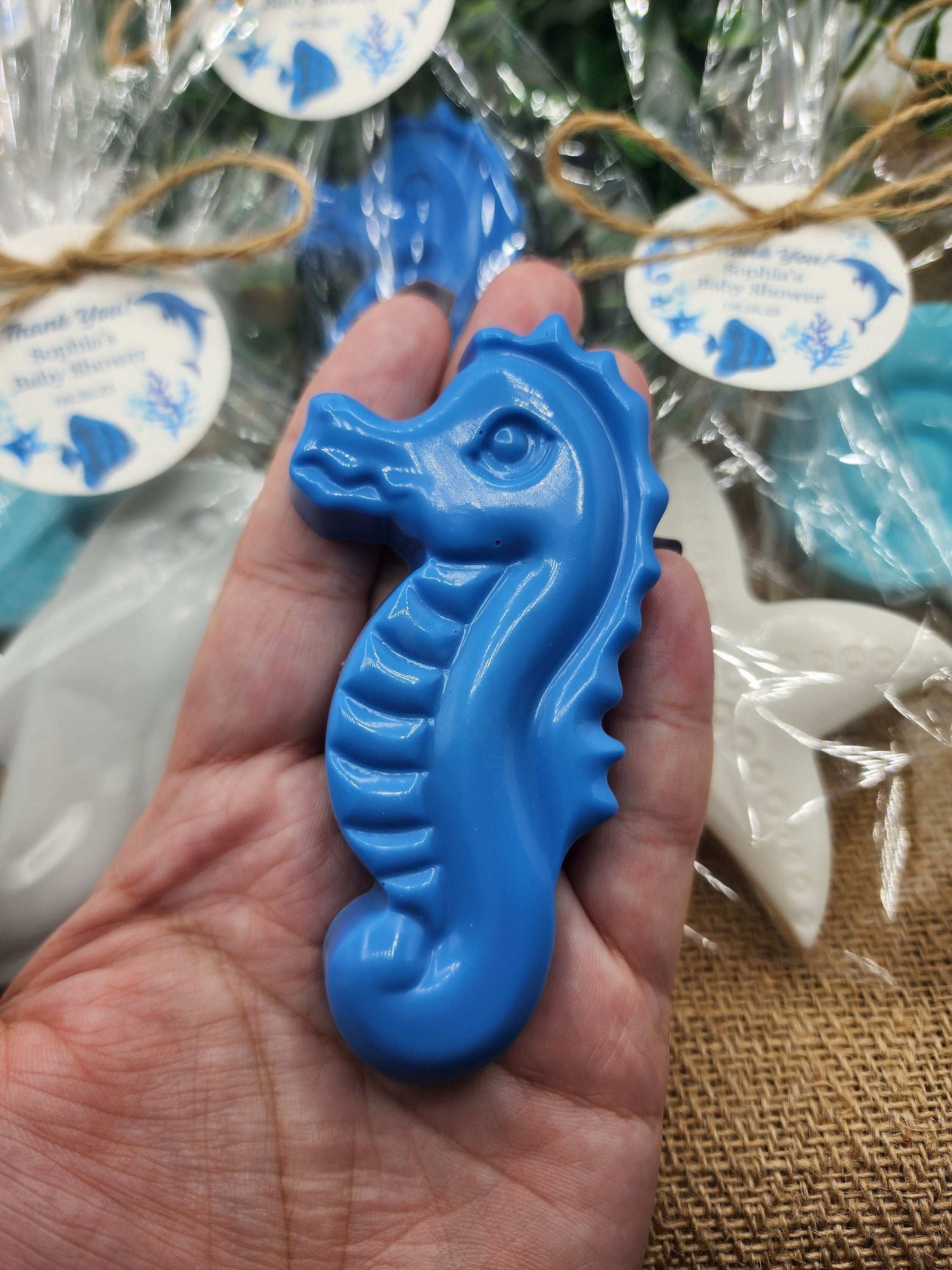 Under The Sea Soap Favors Ocean Themed Soap Nautical Decorations Beach Soap Birthday Party Gift For Girl Boy Baby Shower Favor Seahorse Star