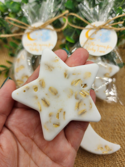 Over the moon soap favors twinkle twinkle little star moon and star soap favors baby shower favors bridal shower favor wedding shower favor