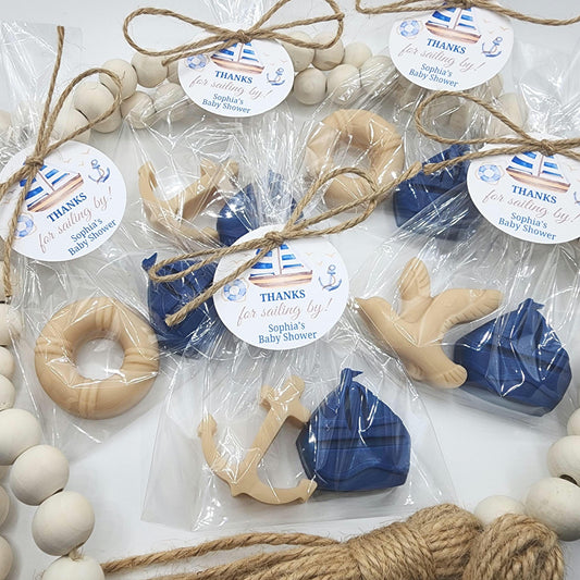 Nautical Soap Favors Ocean Baby Shower Bridal Shower Favors Under The Sea Sailing Boat Anchor Birthday Decorations Boy Girl Gift For Guests