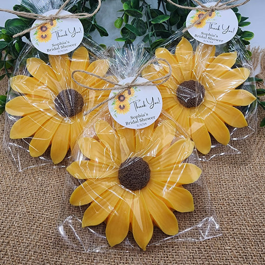 Dusty Blue Flower Soap Favors Baby Shower Something Blue Floral Bridal Shower Decor Baby In Bloom Theme Large Daisy Party Favors Guest Gift