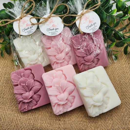 Dusty Blue Floral Baby Shower Soap Favors Baby In Bloom Shower Decorations Daisy Flower Spring Garden Gift For Guests Bridal Shower Wedding