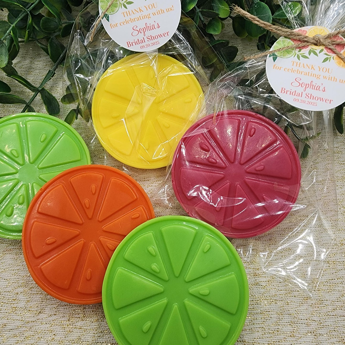 Citrus Soap Favors Orange Baby Shower Soap Favors Lemon Wedding Favors Little Cutie Favors Mandarin Soap Favors Gift For Her Clementine Soap