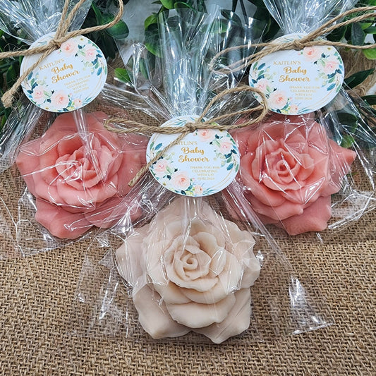 Rose soap favors baby shower flower soap favors baby shower favors bridal shower favor gift for her party decorations for girl