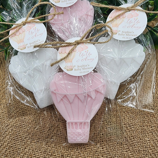 Hot Air Balloon Soap Favors Baby Shower Gift For Boy Girl Up Up And Away Baby Shower Decor Birthday Gift Gender Reveal Adventure Awaits