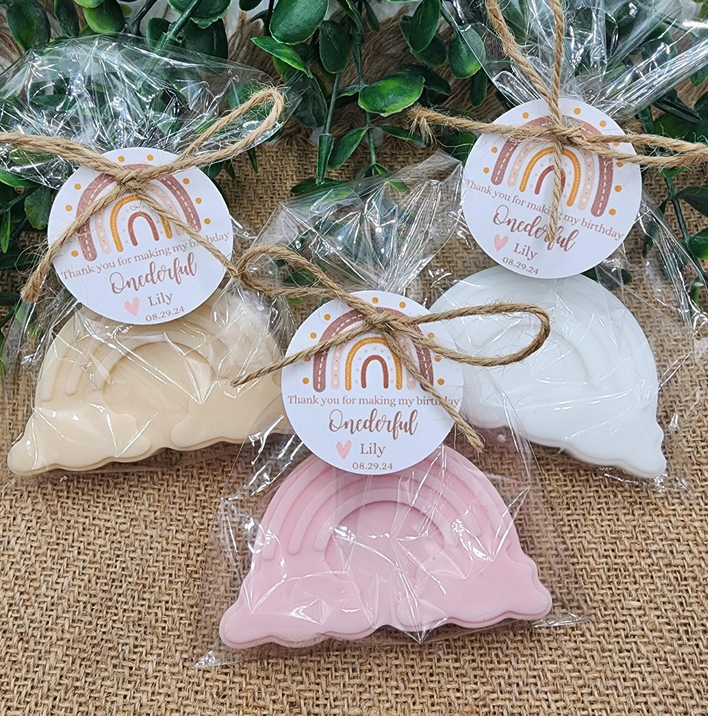 Rainbow Soap Favors Baby Shower Favors Bohemian Favors Rainbow Decorations For Party Gender Neutral Baby Reveal Party Decorations Gift Girl