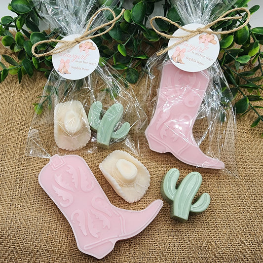 Western Soap Favors Cowboy Boot Baby Shower Mexican Fiesta Wedding First Rodeo Birthday Decorations Country Wild West Party Hat Cactus Gift