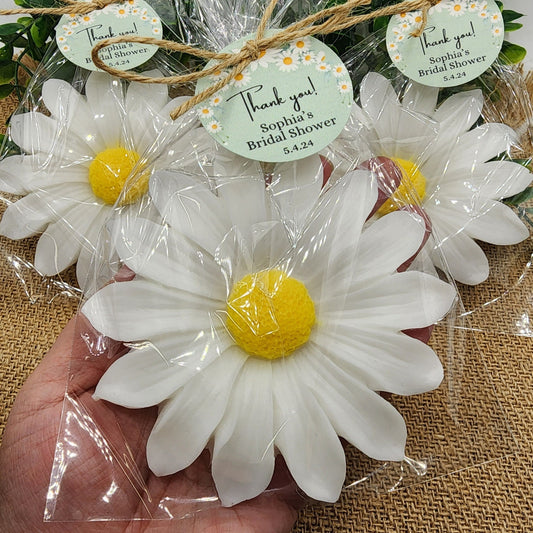 Large Daisy Soap Favors Baby Shower Floral Bridal Shower Decor Baby In Bloom Theme Large Daisy Party Favors Gift For Guests
