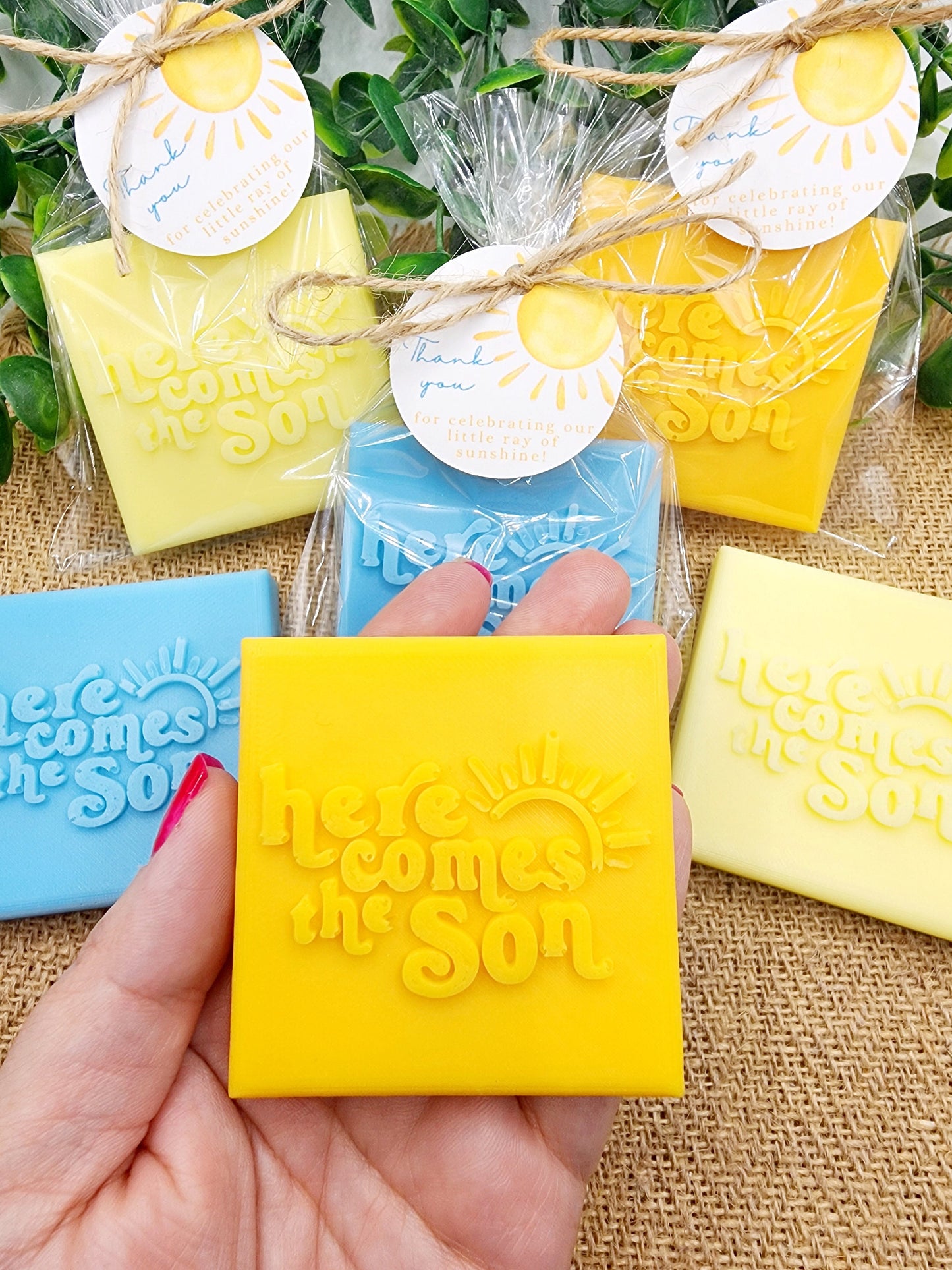 Here Comes The Son Baby Shower Soap Favors Sunshine Decorations Sunshine Theme First Trip Around The Sun Party Favors Gift For Guest In Bulk
