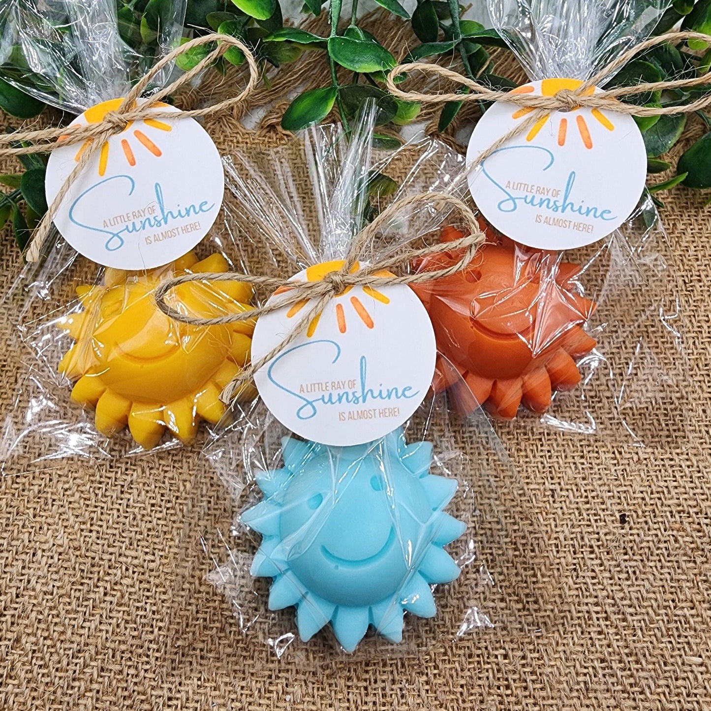 Sun baby shower soap favors sunshine soap here comes the son soap baby shower sun favors birthday party gift you are my sunshine wedding