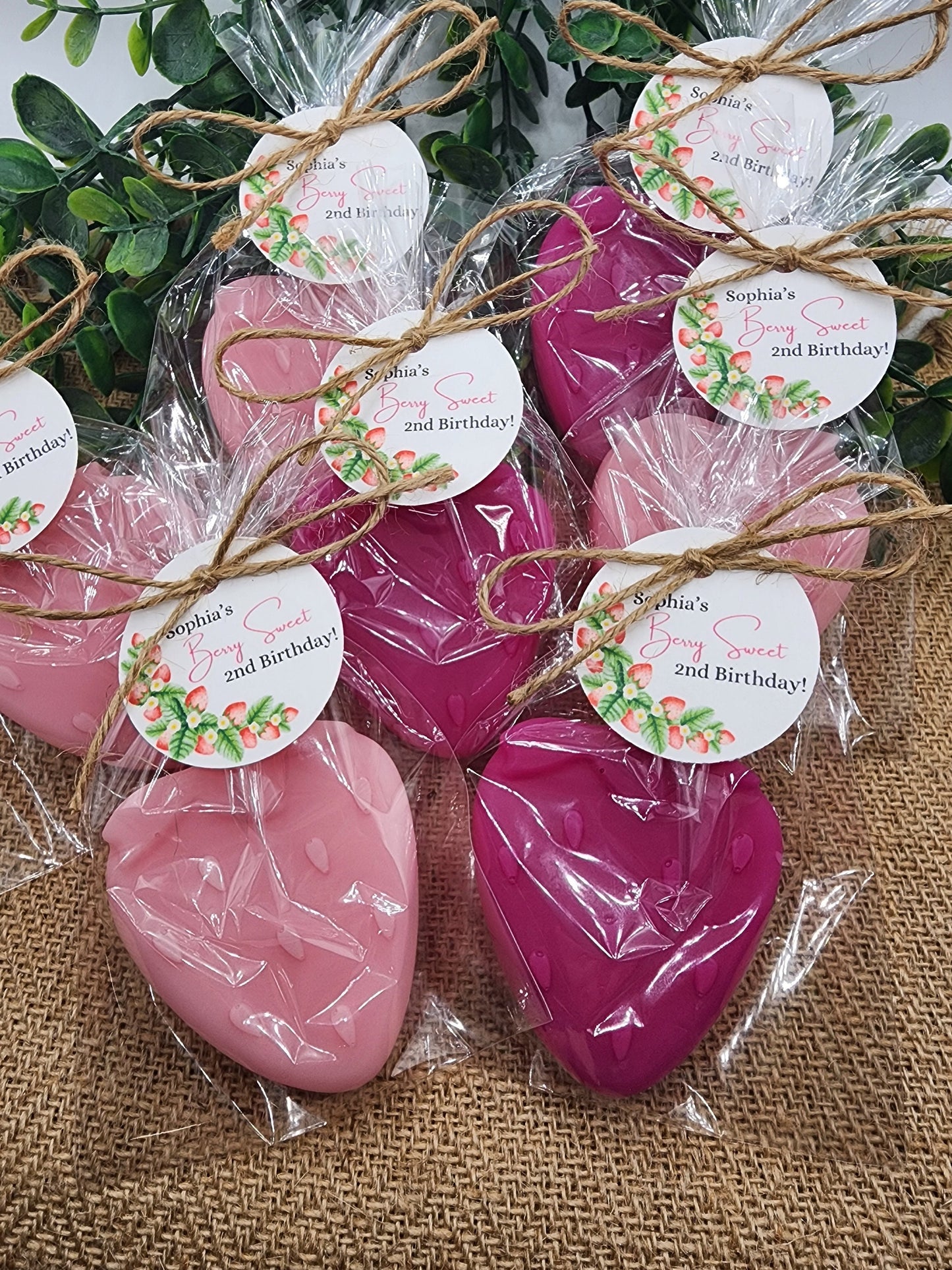 Strawberry Soap Favors Baby Shower Favors Berry First Birthday Party Favors Sweet Strawberry Decorations Gift For Her Summer Fruit Favors