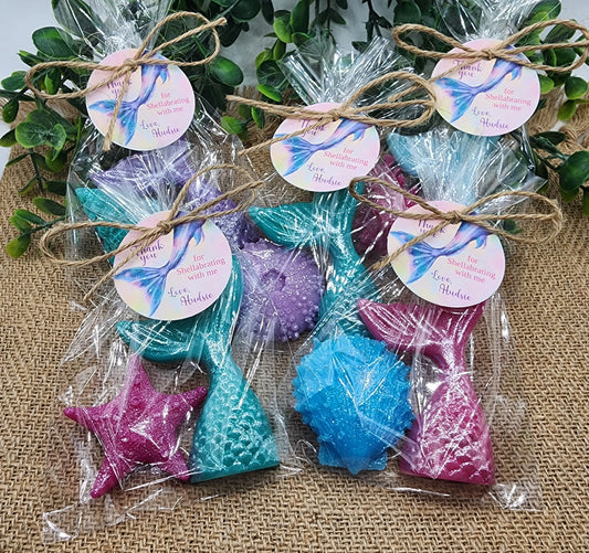 Under The Sea Mermaid Tail Soap Mermaid Party Favor Mermaid Tails Beach Soap Beach Birthday Party Gift For Girl Baby Shower Favor
