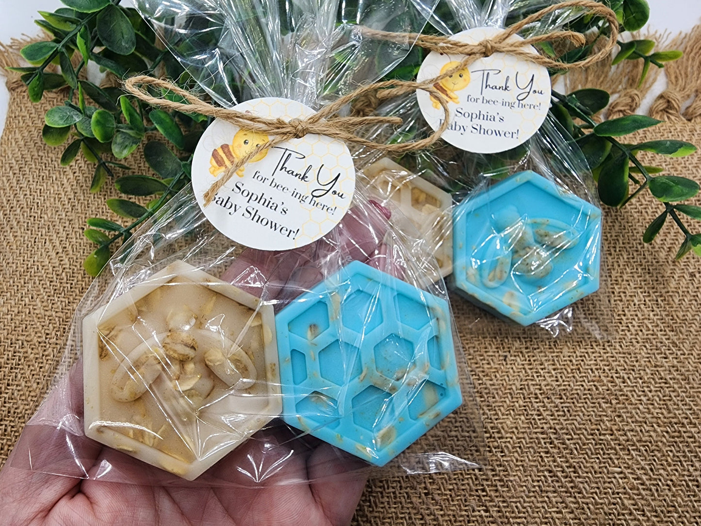 Honeycomb Soap Favors Honey Bee Baby Shower Favors Bee Hive Wedding Shower Favors Oatmeal Soap Gift For Her