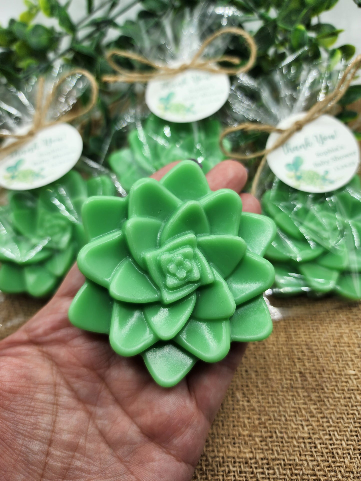 Succulent Soap Favors Baby Shower Favors Bridal Shower Favors Cactus Wedding Party Decorations Handmade Soap Gift For Guests