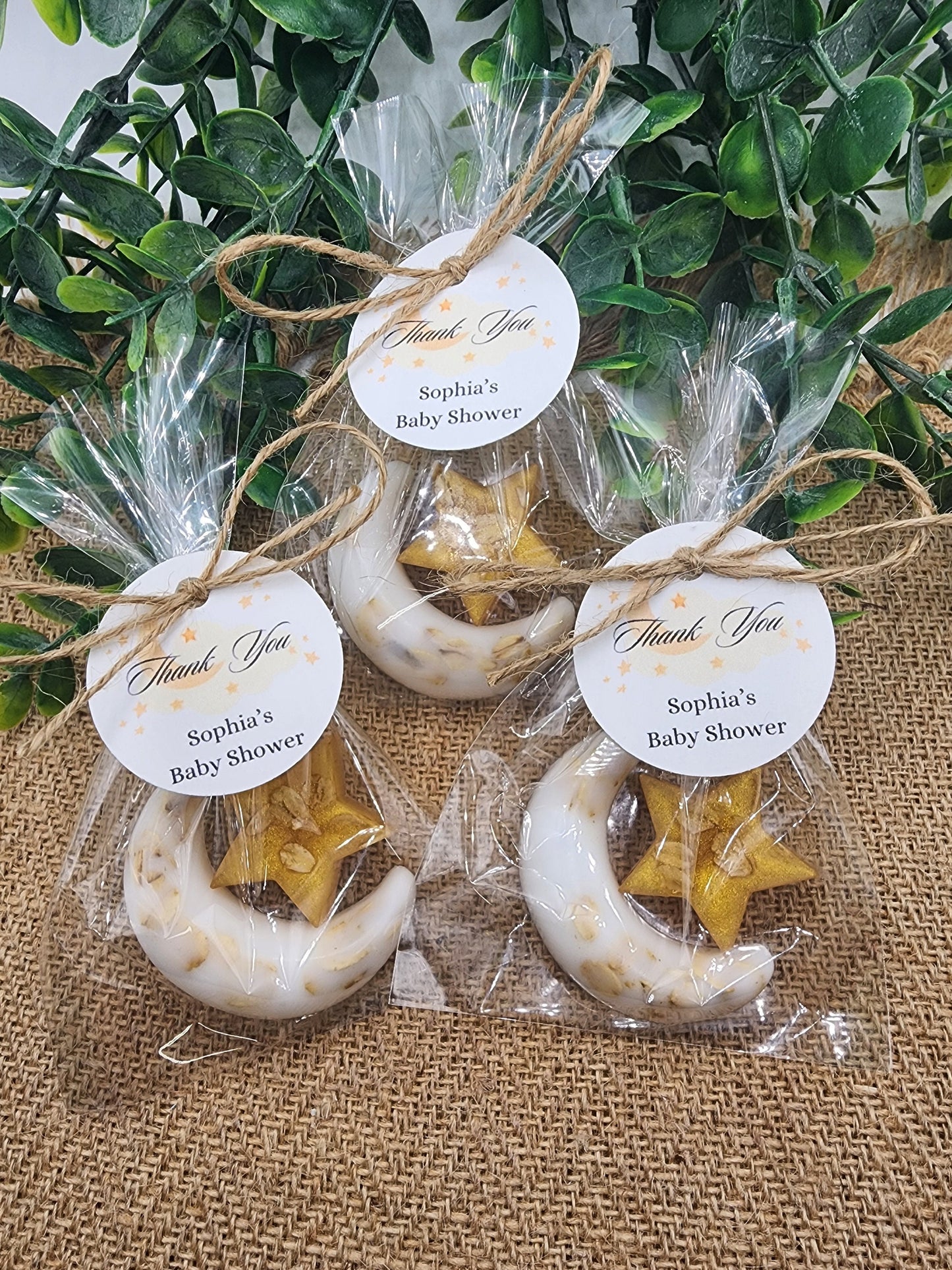 Over the moon soap favors twinkle twinkle little star moon and star soap favors baby shower favors bridal shower favors 1st birthday baptism