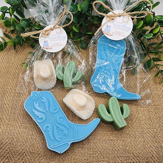 Western Soap Favors Cowboy Boot Baby Shower Mexican Fiesta Wedding First Rodeo Birthday Decorations Country Wild West Party Hat Cactus Gift