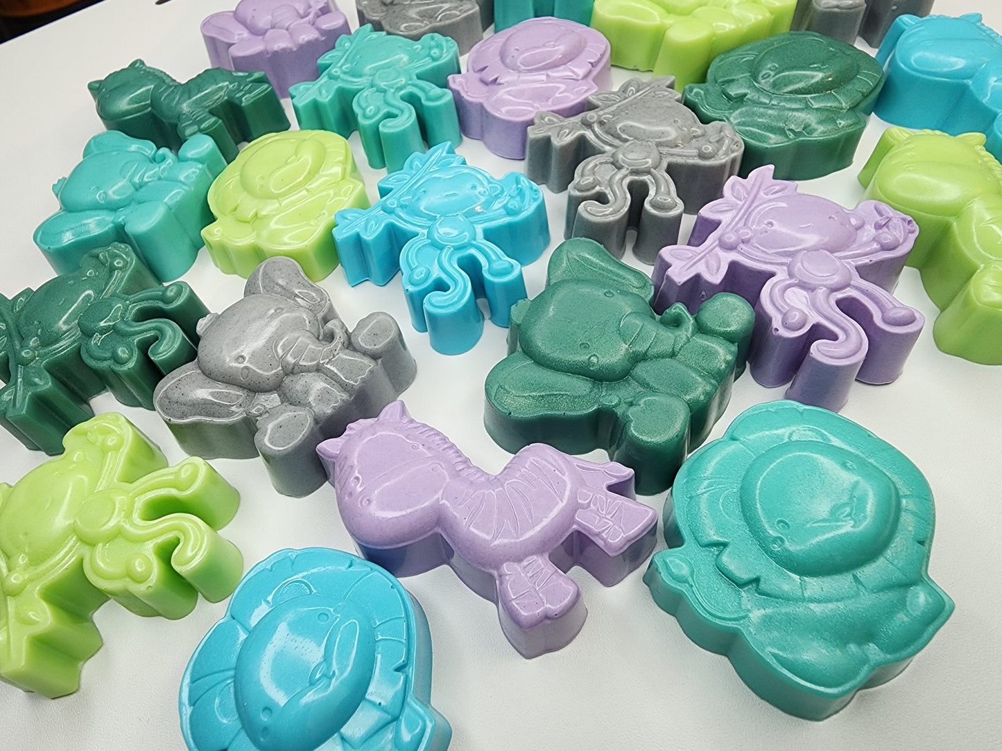 Safari Animal Soap Baby Jungle Soap Baby Zebra Soap Baby Lion Soap Baby Monkey Soap Baby Elephant Soap Baby Shower Soap Favors Party Favors