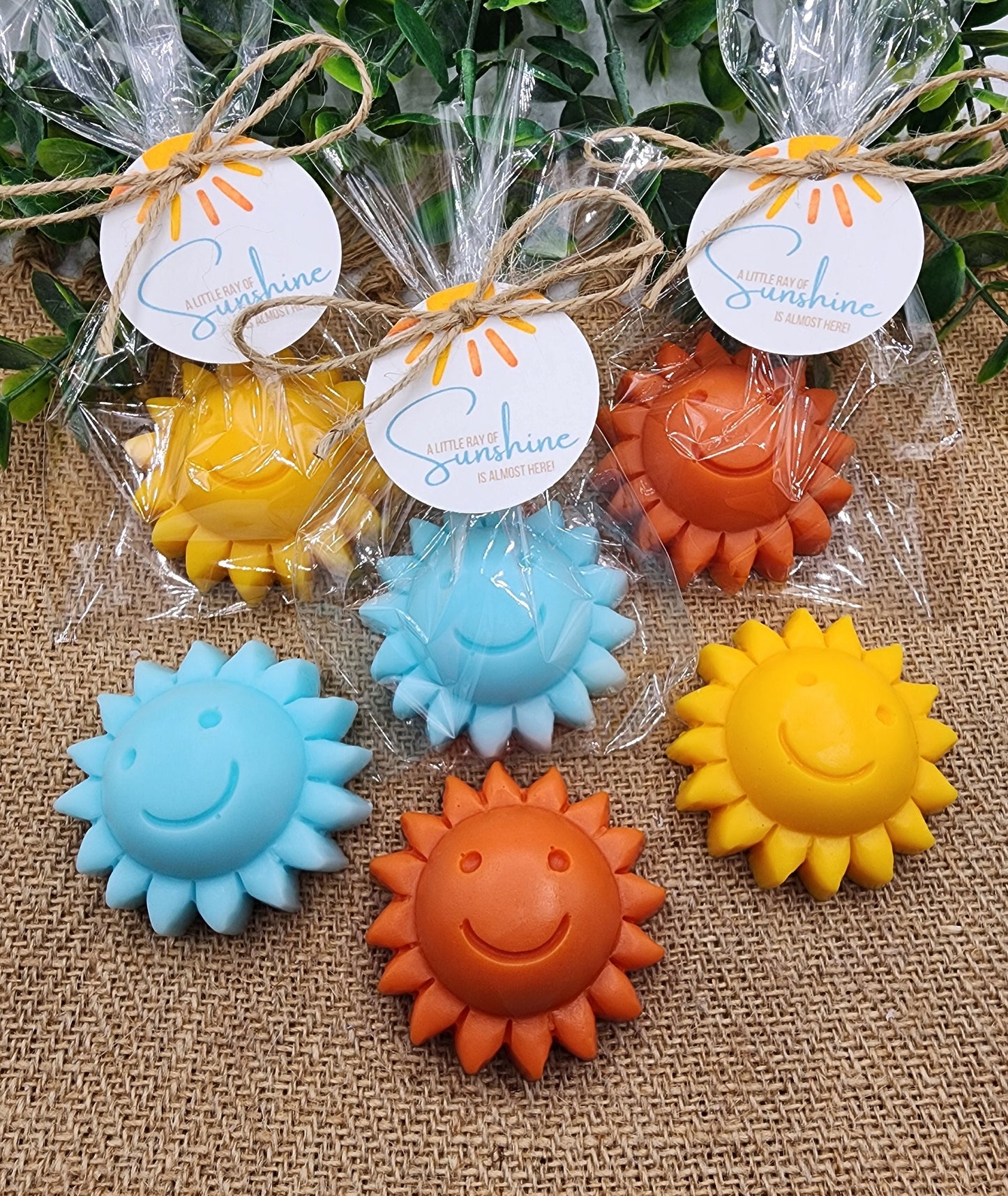 Sun baby shower soap favors sunshine soap here comes the son soap baby shower sun favors birthday party gift you are my sunshine wedding
