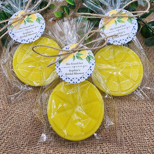 Lemon Soap Favors Orange Baby Shower Soap Favors Citrus Wedding Favors Little Cutie Favors Grapefruit Lime Clementine Gift For Her Soap