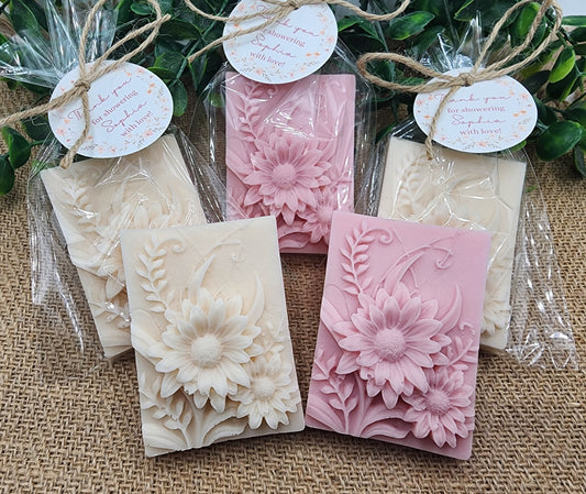 Boho Wildflower Baby Shower Soap Favors Baby In Bloom Shower Decorations Daisy Flower Spring Garden Gift For Guests Bridal Shower Wedding