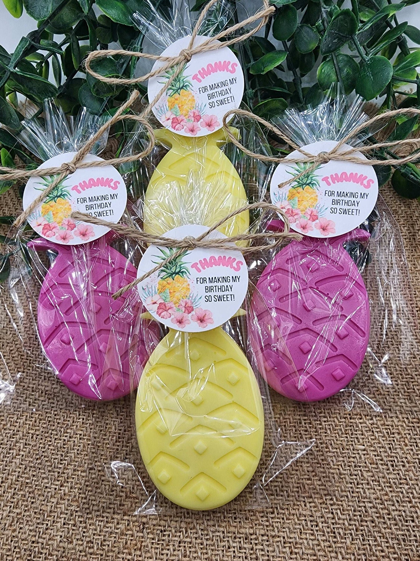 Pineapple Soap Favors Baby Shower Aloha Hawaiian Decorations Party Like A Pineapple Pool Party Tropical Fruit Summer First Birthday Theme