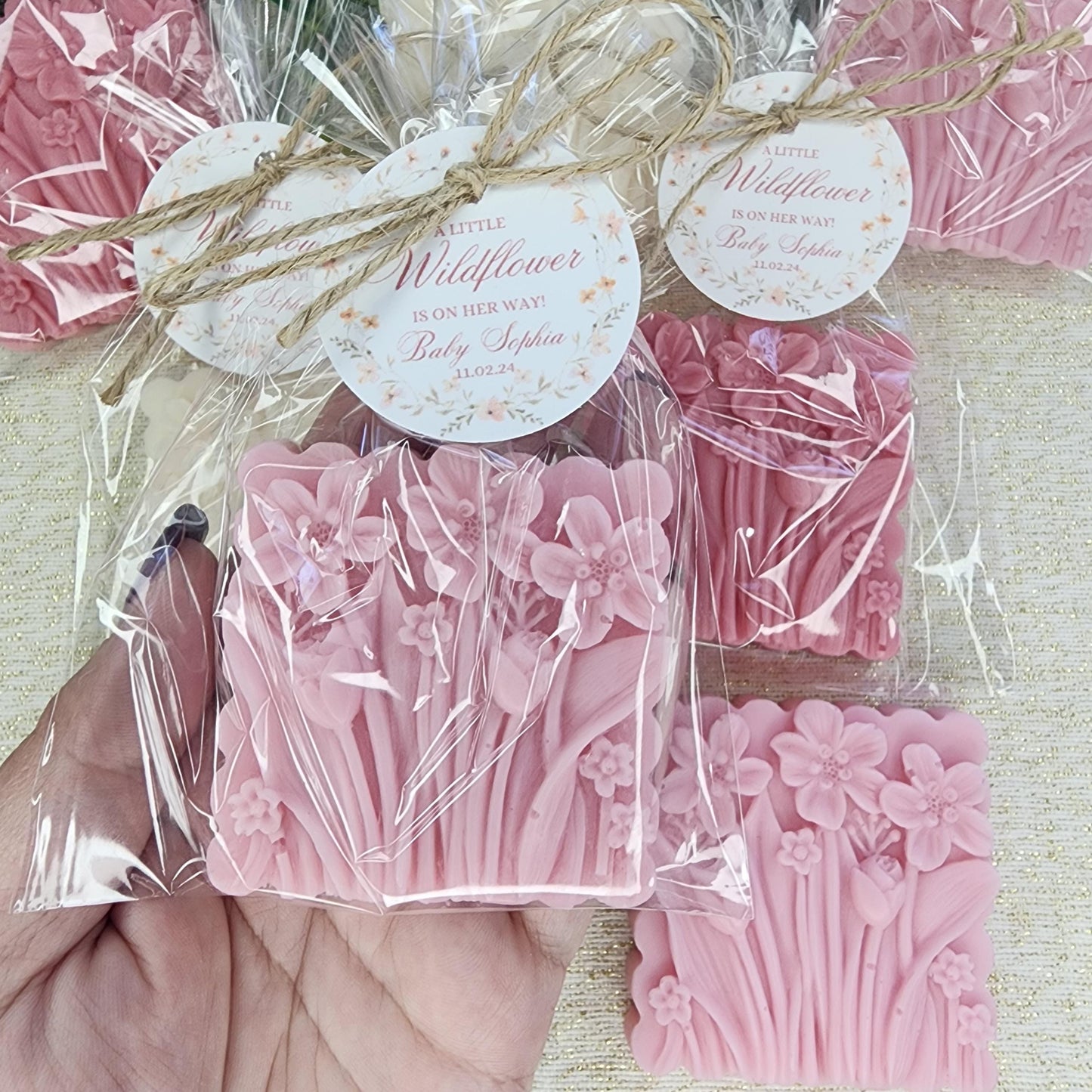Wildflower Baby Shower Soap Favors Baby In Bloom Shower Decorations Daisy Flower Spring Garden Gift For Guests Bridal Shower Wedding Shower