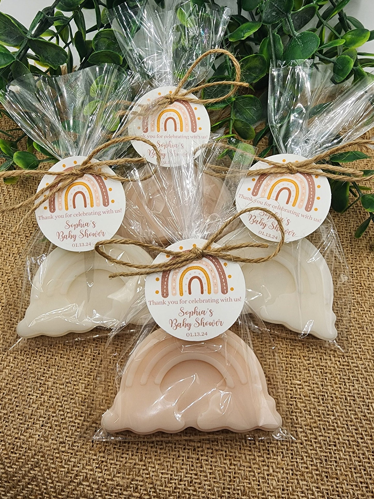 Boho Rainbow Soap Favors Baby Shower Favors Bohemian Favors Rainbow Decorations For Party Gender Neutral Baby Reveal Party Decorations Gift