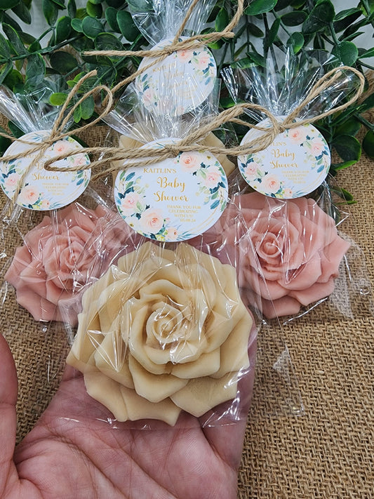 Rose soap favors baby shower flower soap favors baby shower favors bridal shower favor gift for her party decorations for girl