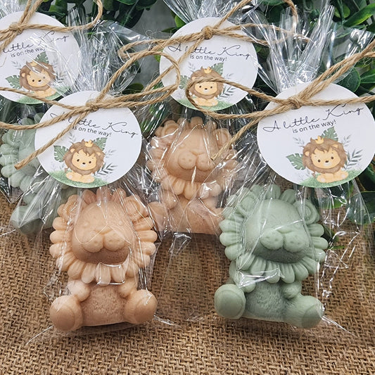Lion Soap Favors Safari Animal Baby Shower Decorations Wild One Party Favors Roar Jungle Theme First Birthday Gift Boy Girl