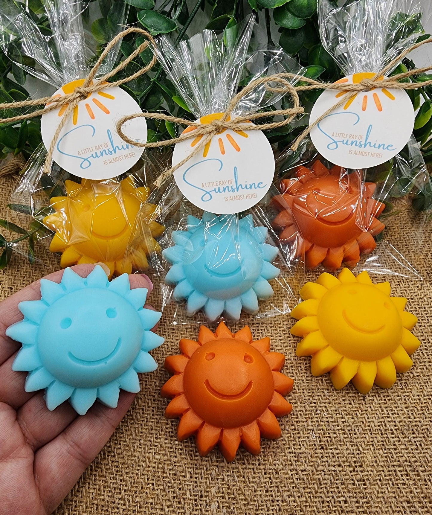 Sun baby shower soap favors sunshine soap here comes the son soap baby shower sun favors birthday party gift you are my sunshine wedding